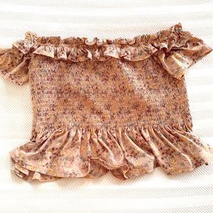 Floral Off The Shoulder Top